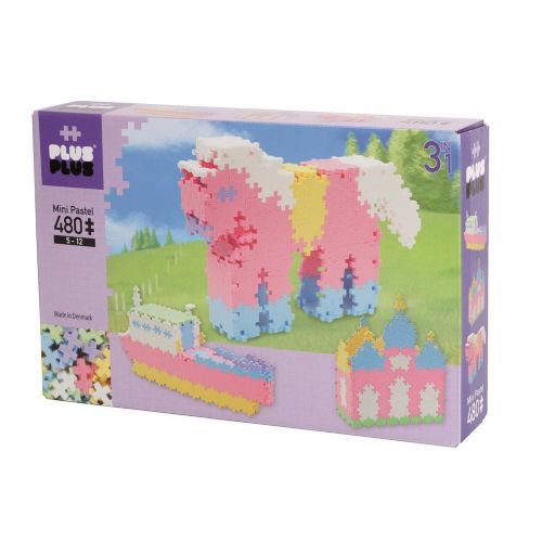 Køb samlesæt - 3i1 Plus-Plus Pastel 480 pcs 3in1 billigt på HOME-TEX!