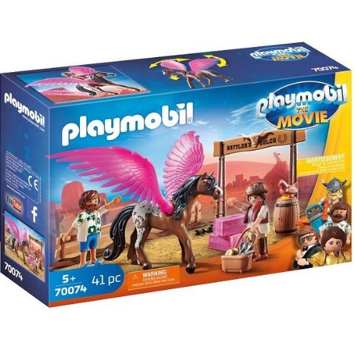 Køb PLAYMOBIL The Movie Marla og Del med flyvende hest billigt på HOME-TEX!