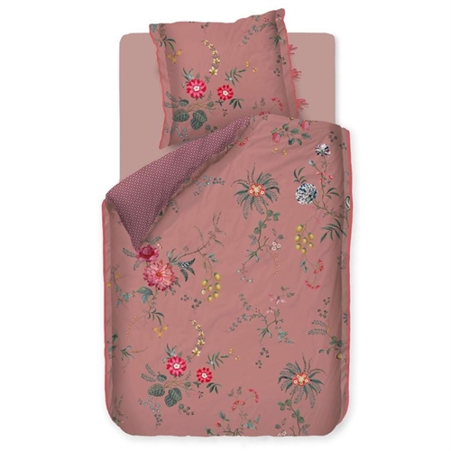 Pip Studio sängkläder - 140x200 cm - Fleur Grandeur - Vändbart påslakan - 100% bomullsbäddset