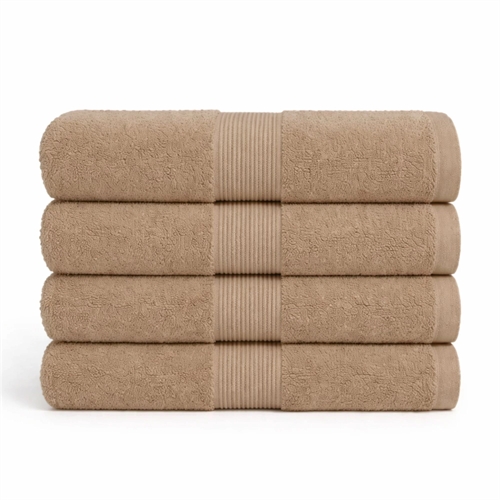 Bomullshandduk - 100% bomull - Badhandduk 70x140 cm - Sand