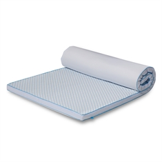Kylande bäddmadrass - 90x200 cm 5 cm hög - 5 zoner - Memoryfoam bäddmadrass - SLEEP TECH by Borg