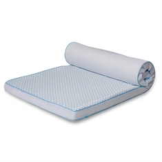 Kylande bäddmadrass - 90x200 cm - 7 zoner - Lyxig memoryfoam bäddmadrass 8 cm hög  - SLEEP TECH By Borg