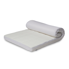 Bäddmadrass av latex - 90x200 cm - 8 cm hög - latex & naturlatex - Zen sleep bäddmadrass för enkelsäng